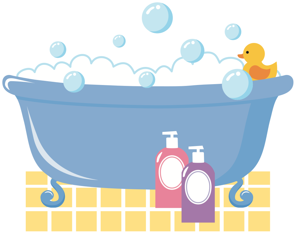 OnlineLabels Clip Art - Bathtub (#2)